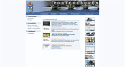 Desktop Screenshot of pontecesures.org